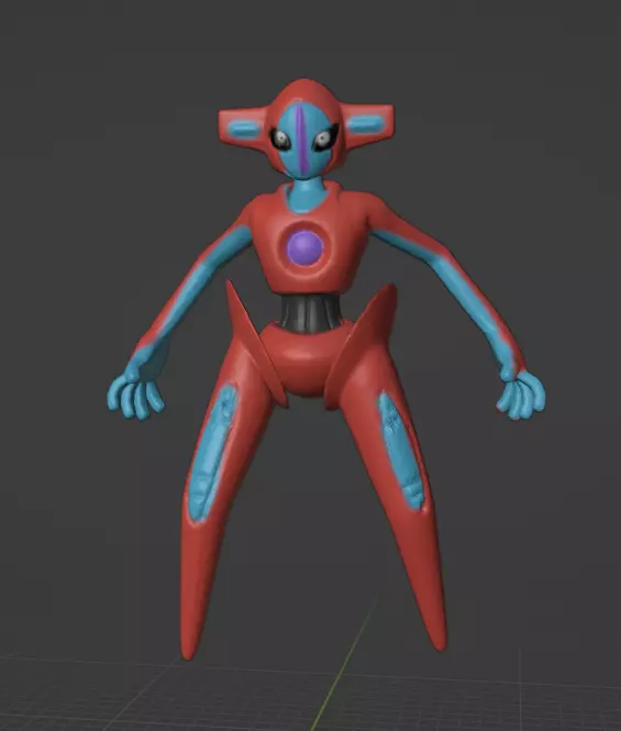 Deoxys Normal Forme 3D print model