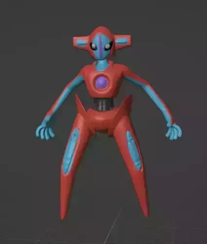Deoxys Normal Forme 3D print model