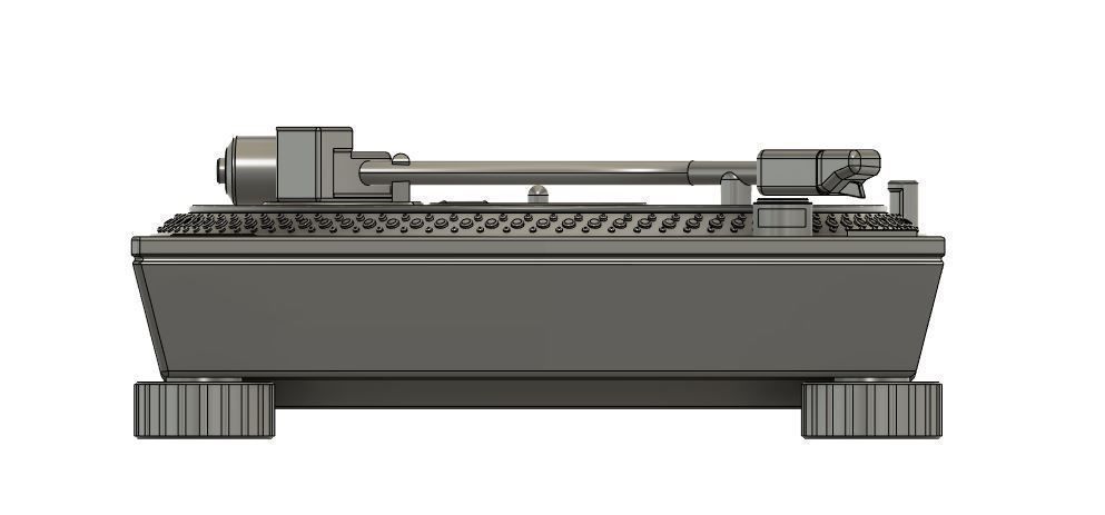 Turntable DJ SL-1200 MK7 3D print model_5