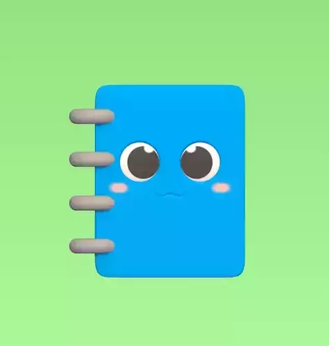 Notebook 3D print model