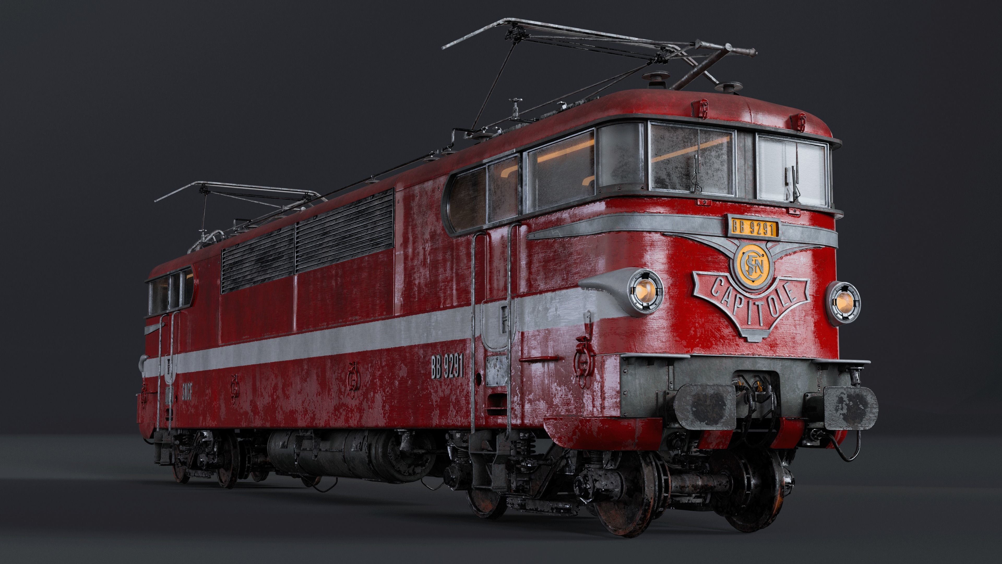 BB 9291 SNCF 3D Model Rigged 3D model rigged | CGTrader