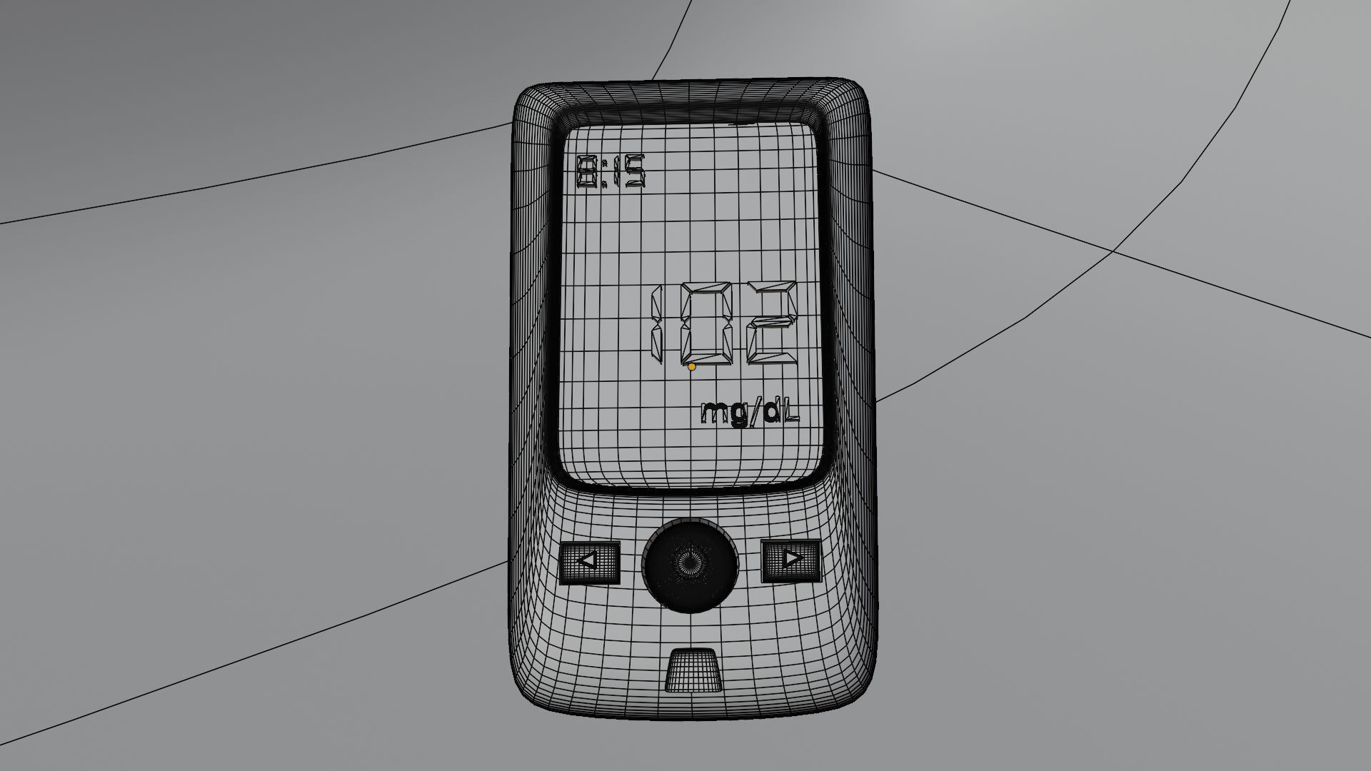 Blood Glucose monitor 3D model_9
