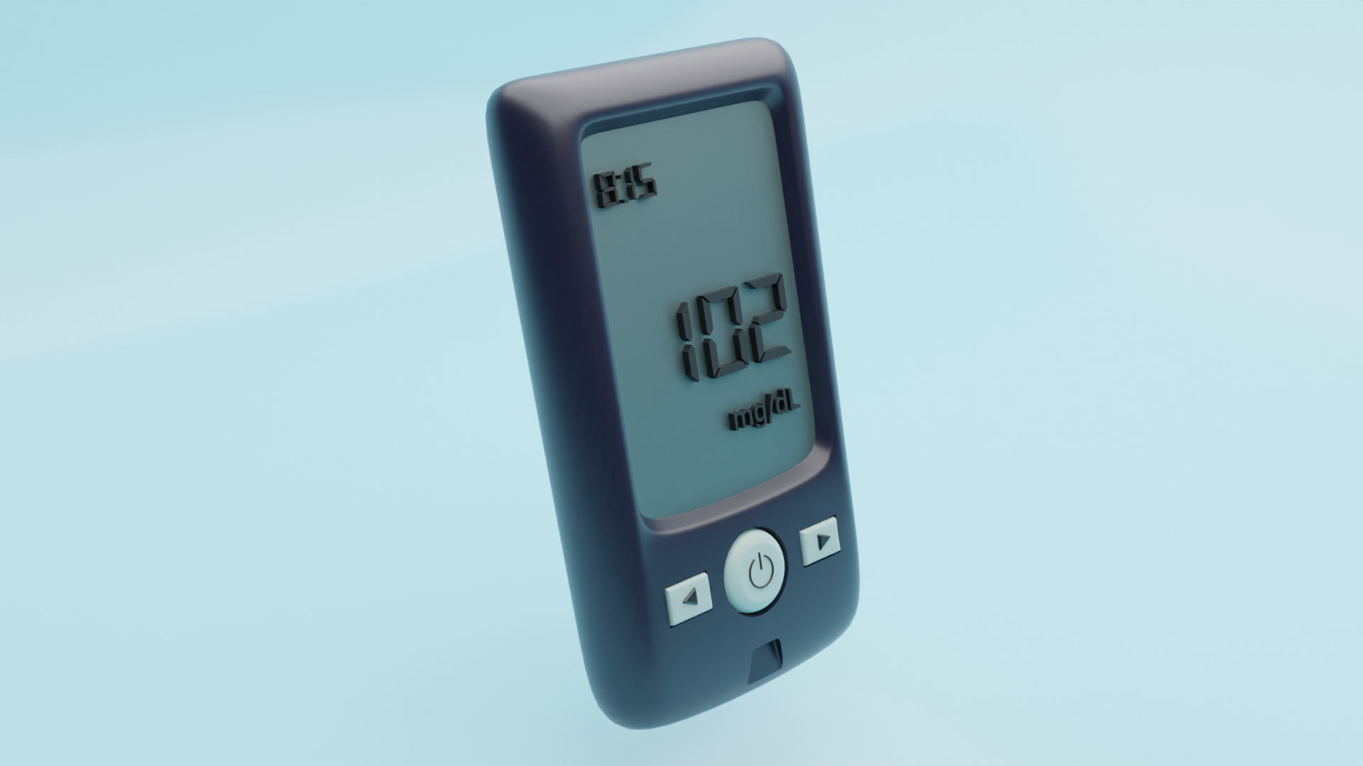 Blood Glucose monitor 3D model_5