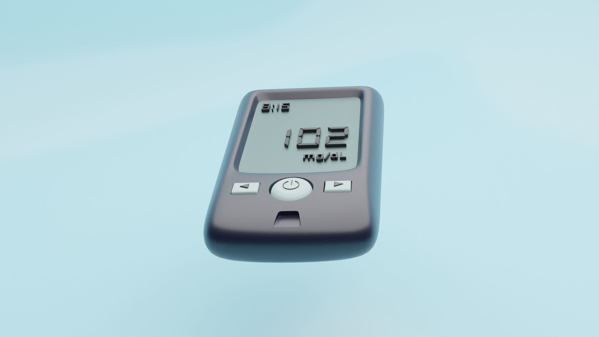 Blood Glucose monitor 3D model_2