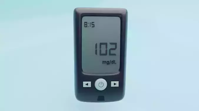 Blood Glucose monitor 3D model