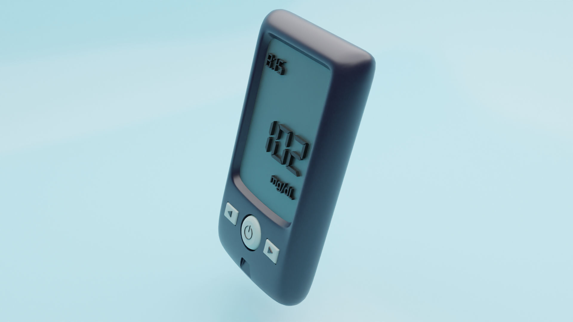 Blood Glucose monitor 3D model_7
