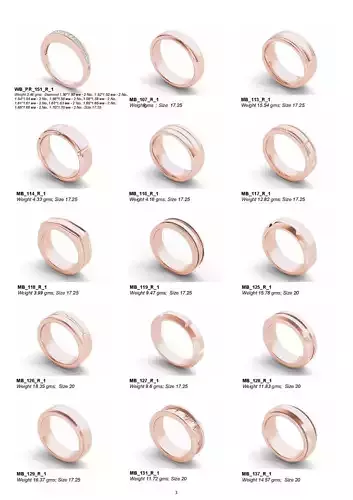 RINGS LOT - 3DM 880 FILES - EXCELLENT RINGS