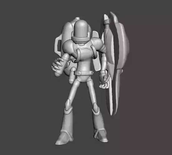 Astronaut Signed 3D Model