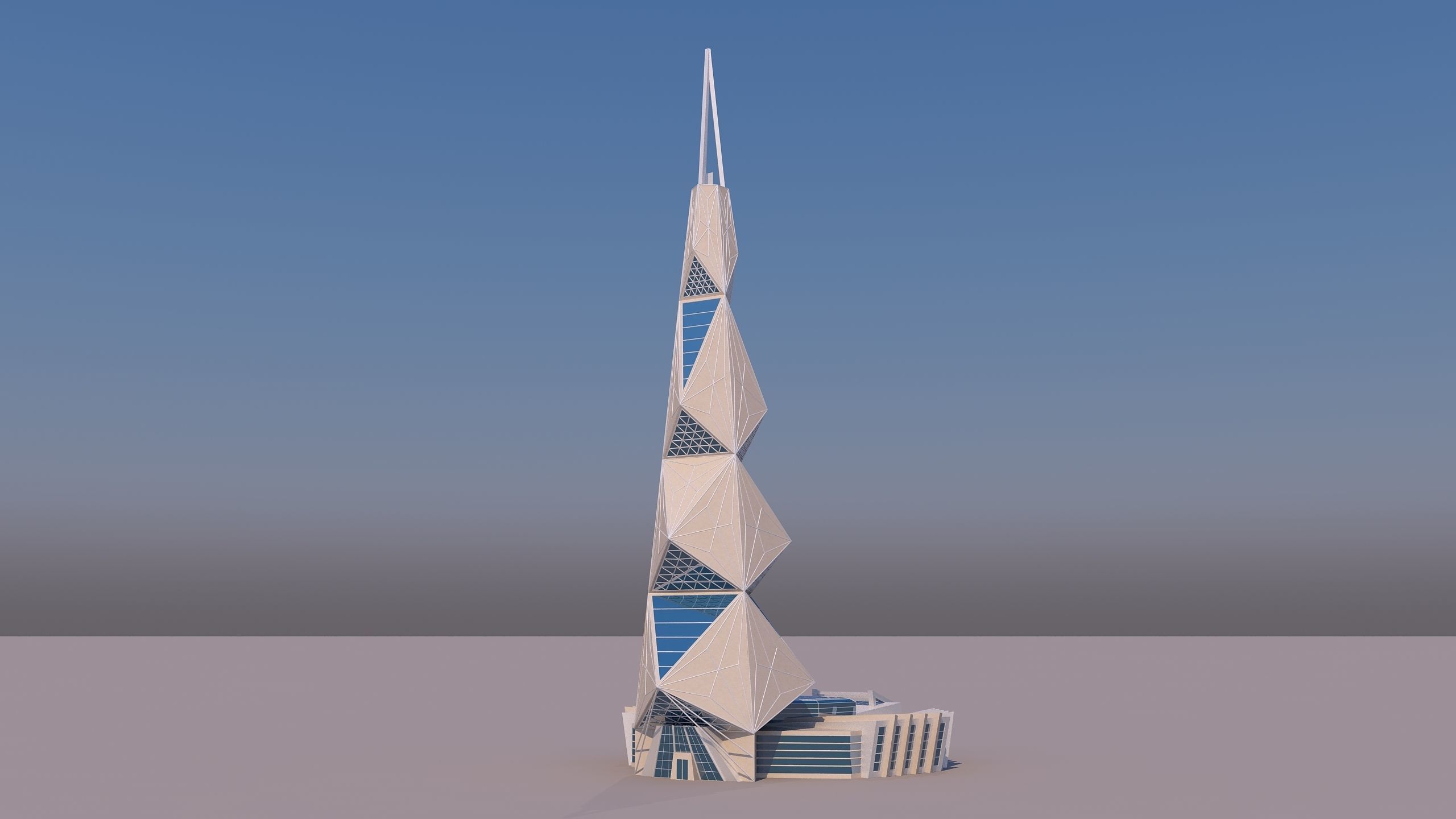 0149 - Future Skyscraper 3D model_2