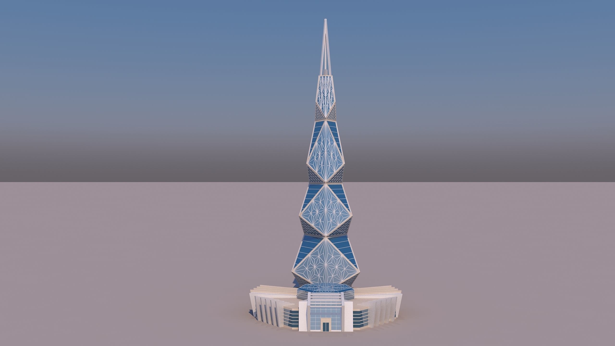 0149 - Future Skyscraper 3D model_4