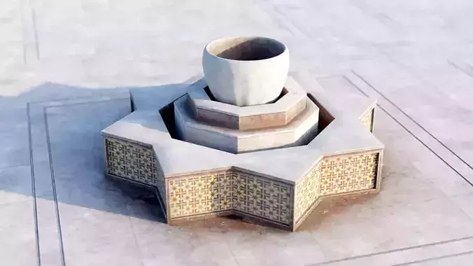 Vintage Arabesque Fountain