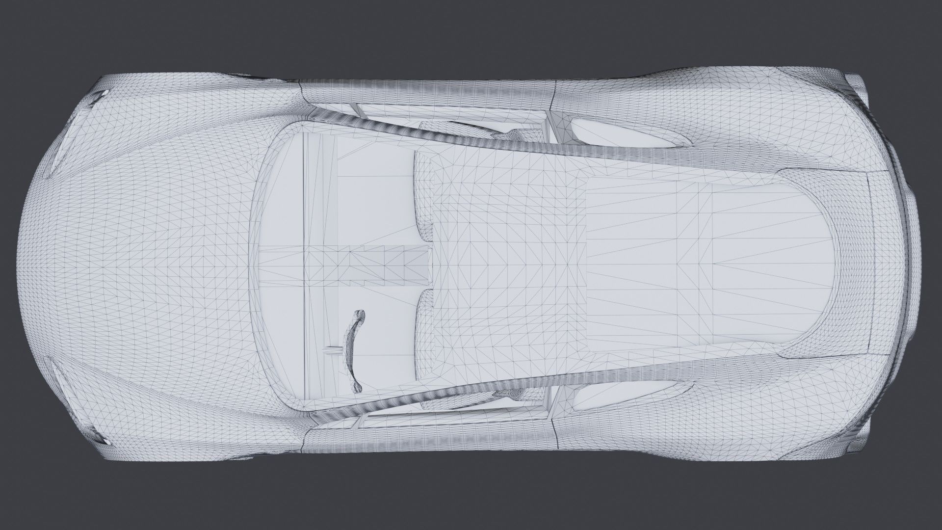 Tesla Roadster Low-poly 3D model_6