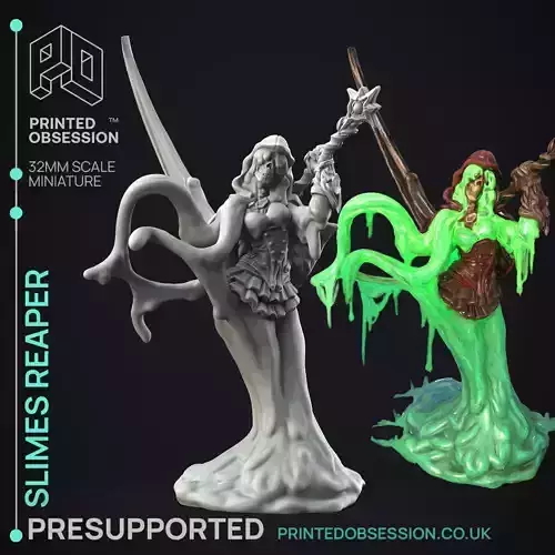 Slime Reaper - Humanoid Slime -  PRESUPPORTED - 32mm scale