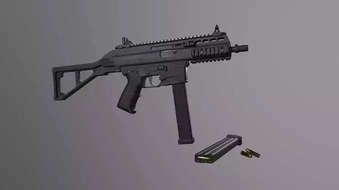 SMG or submachine gun