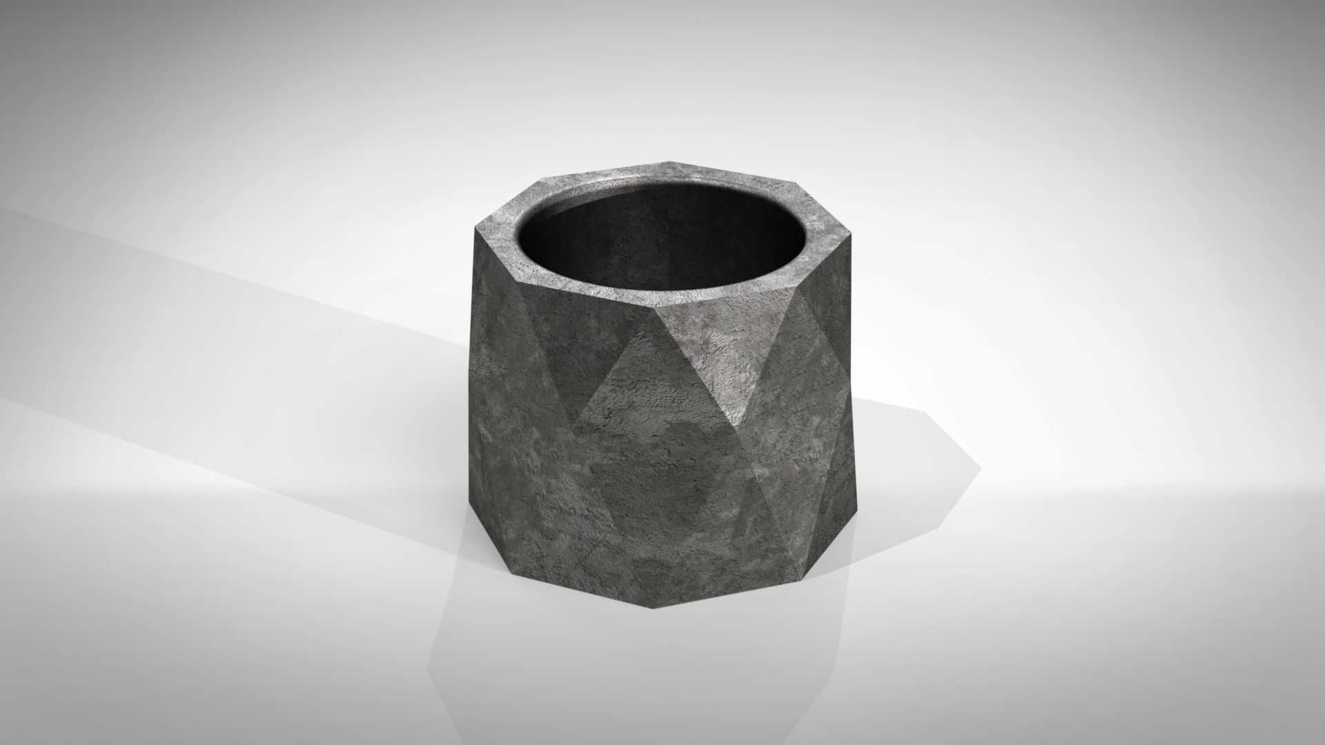 Flower pot 3D print model_2