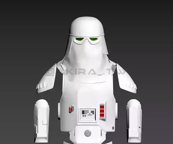 Star Wars Episode V TS Snow Trooper Armor 3D print model