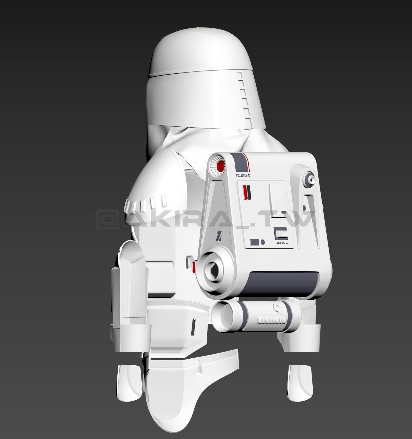 Star Wars Episode V TS Snow Trooper Armor 3D print model_6