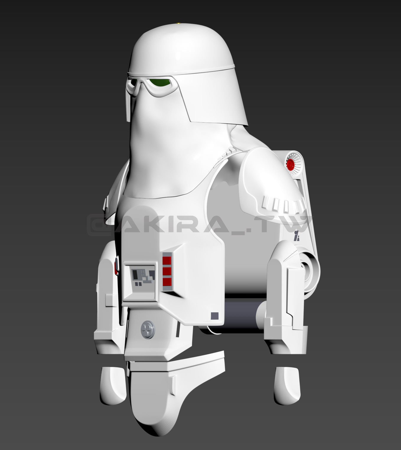 Star Wars Episode V TS Snow Trooper Armor 3D print model_1
