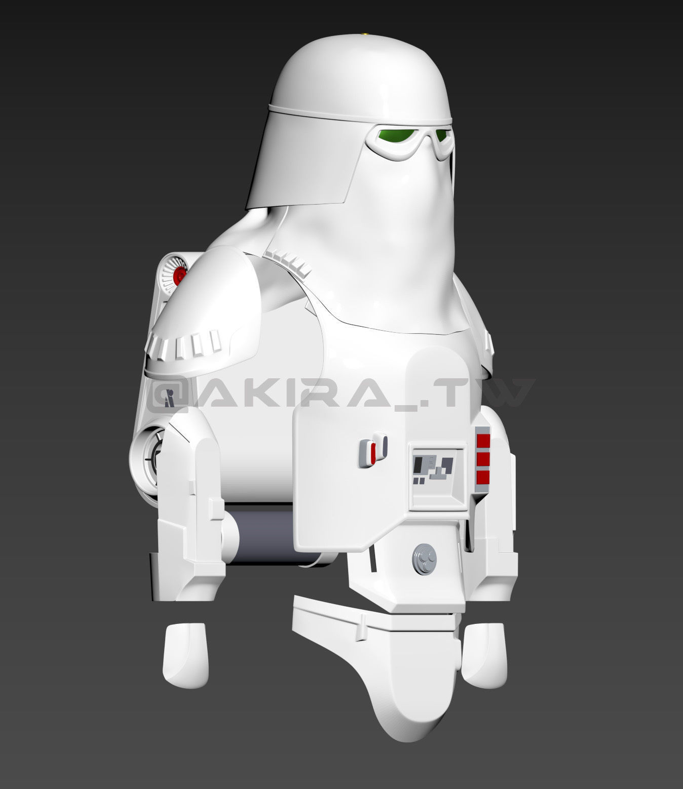 Star Wars Episode V TS Snow Trooper Armor 3D print model_3