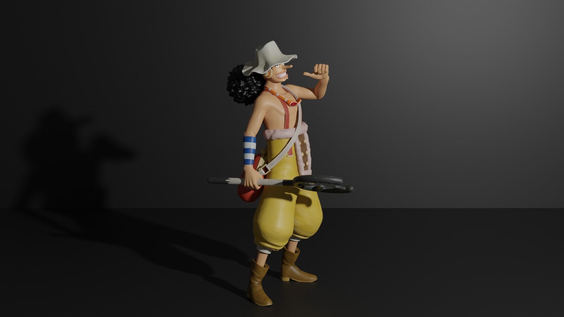 Usopp time skip - One Piece 3D print model 3D print model_1