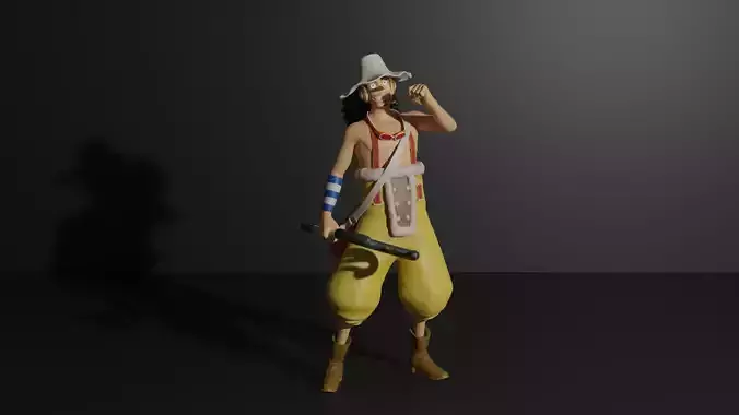 Usopp time skip - One Piece 3D print model 3D print model