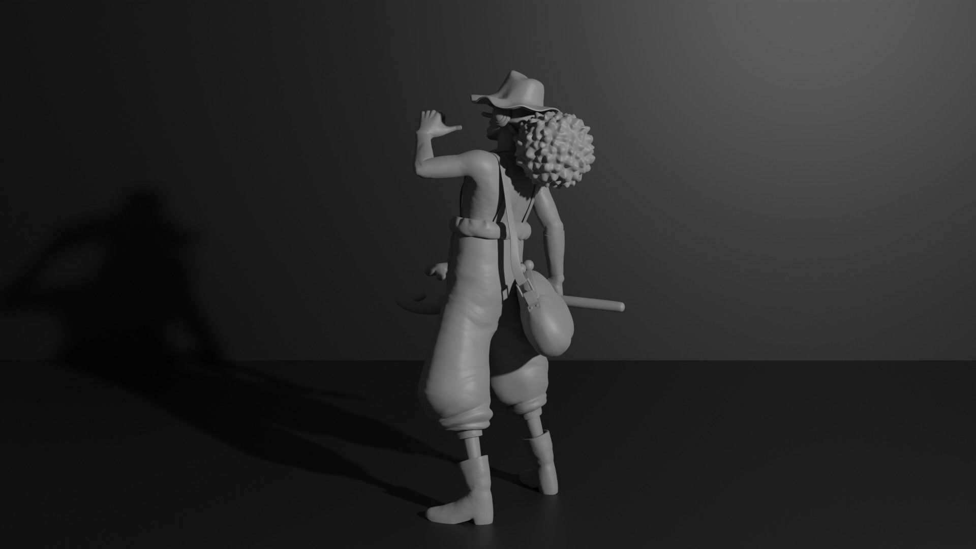 Usopp time skip - One Piece 3D print model 3D print model_7