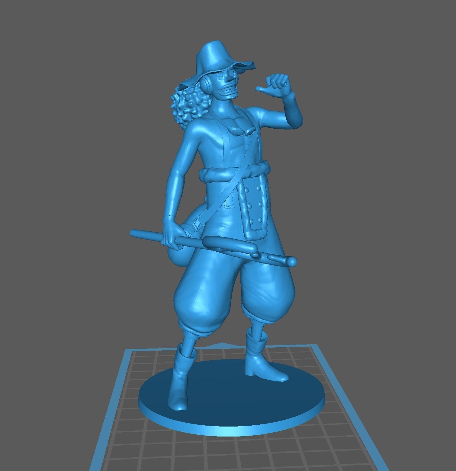 Usopp time skip - One Piece 3D print model 3D print model_11