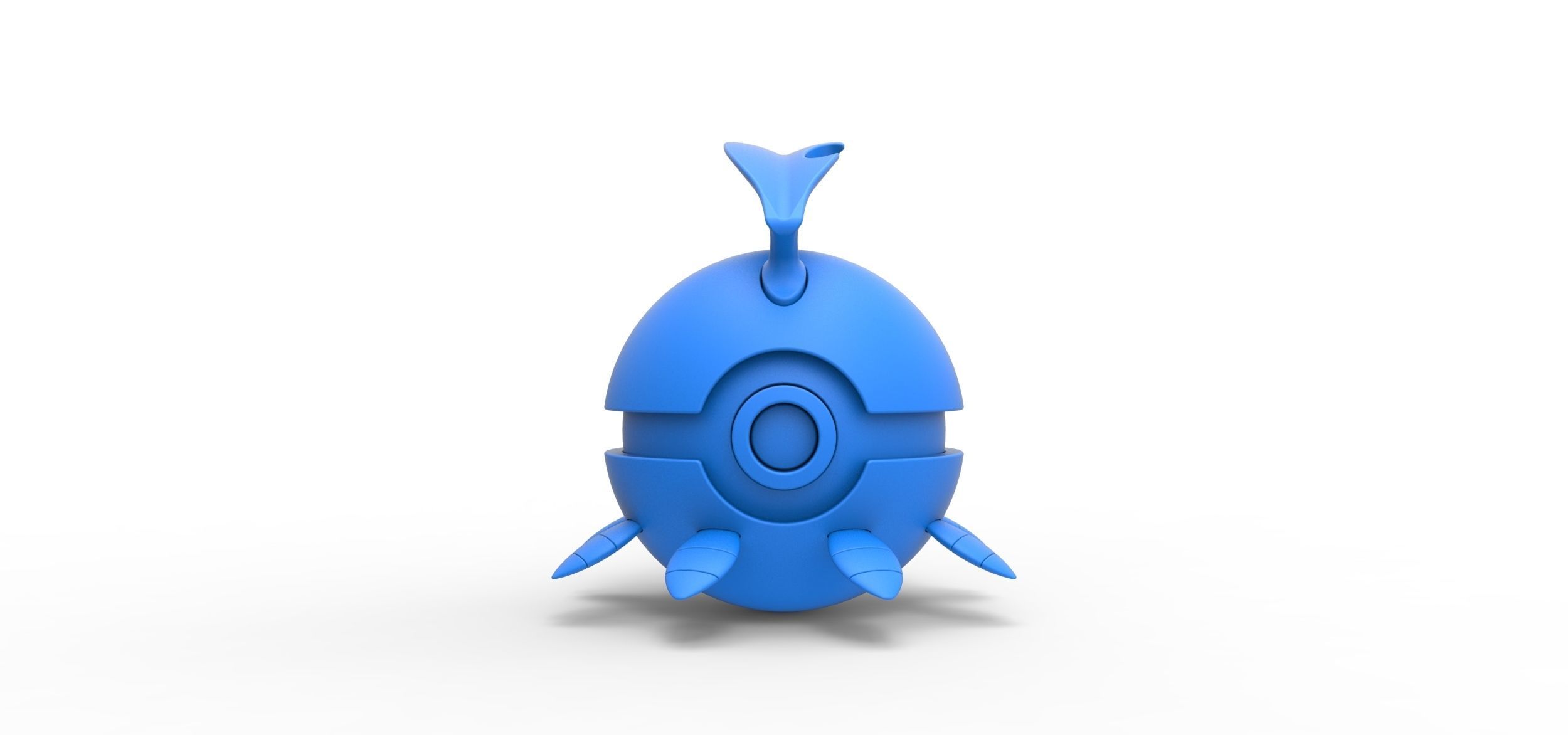 Bayleef orb 3D print model_11