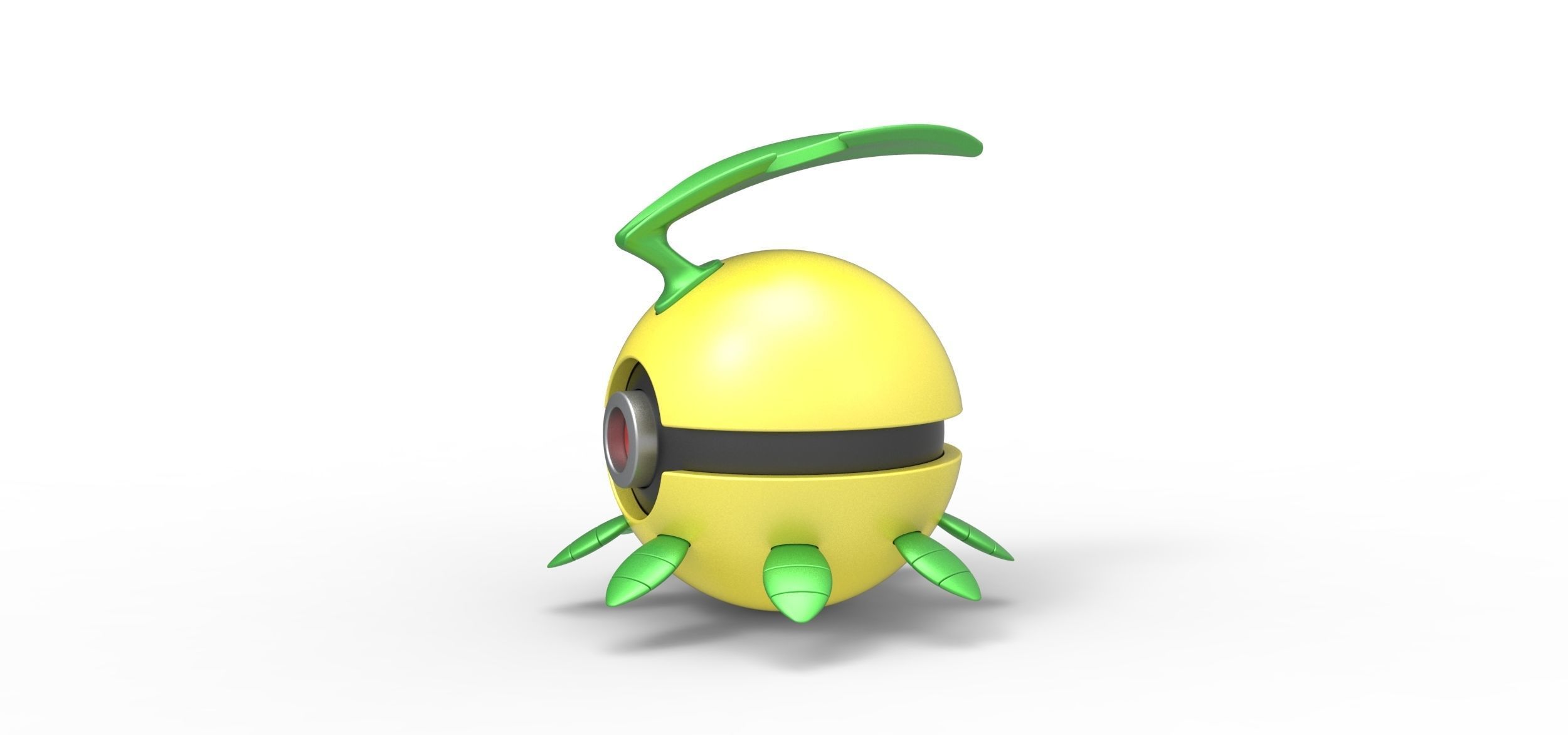 Bayleef orb 3D print model_5