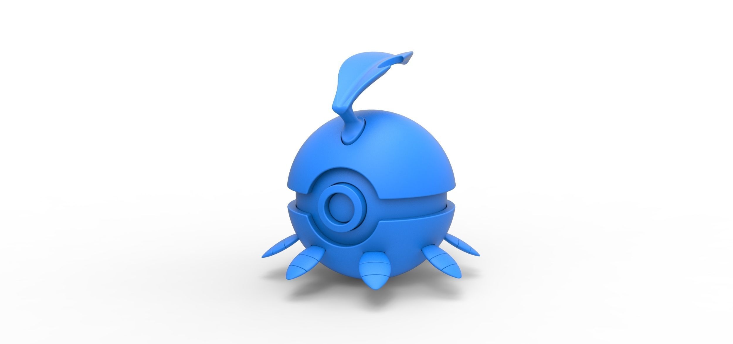Bayleef orb 3D print model_9