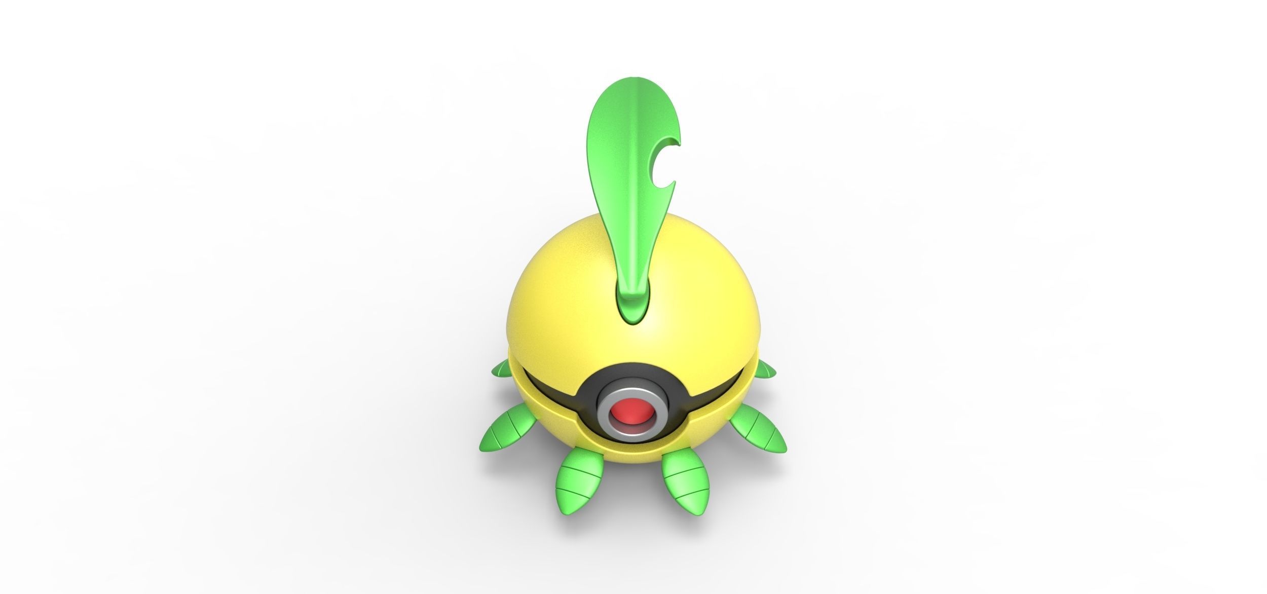 Bayleef orb 3D print model_3