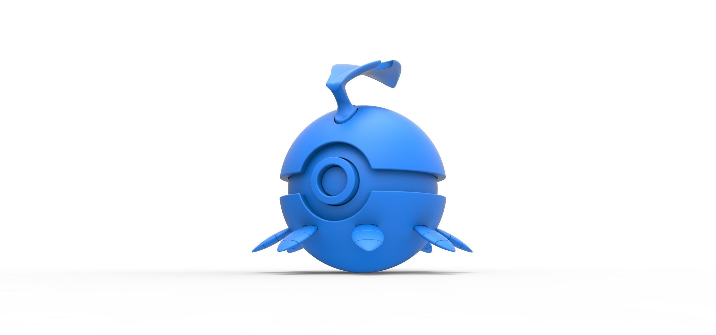 Bayleef orb 3D print model_10