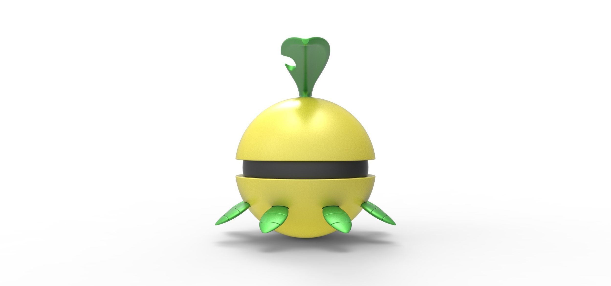 Bayleef orb 3D print model_8
