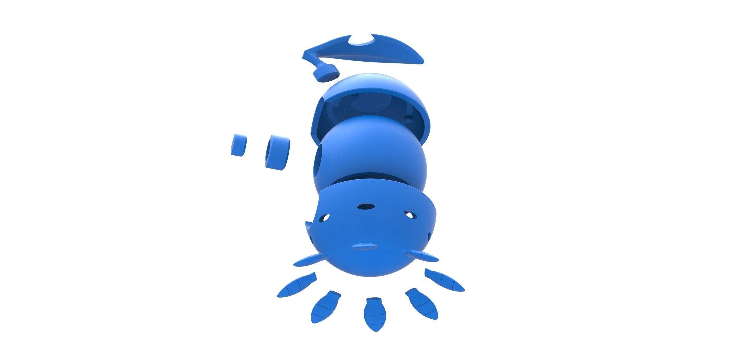 Bayleef orb 3D print model_19