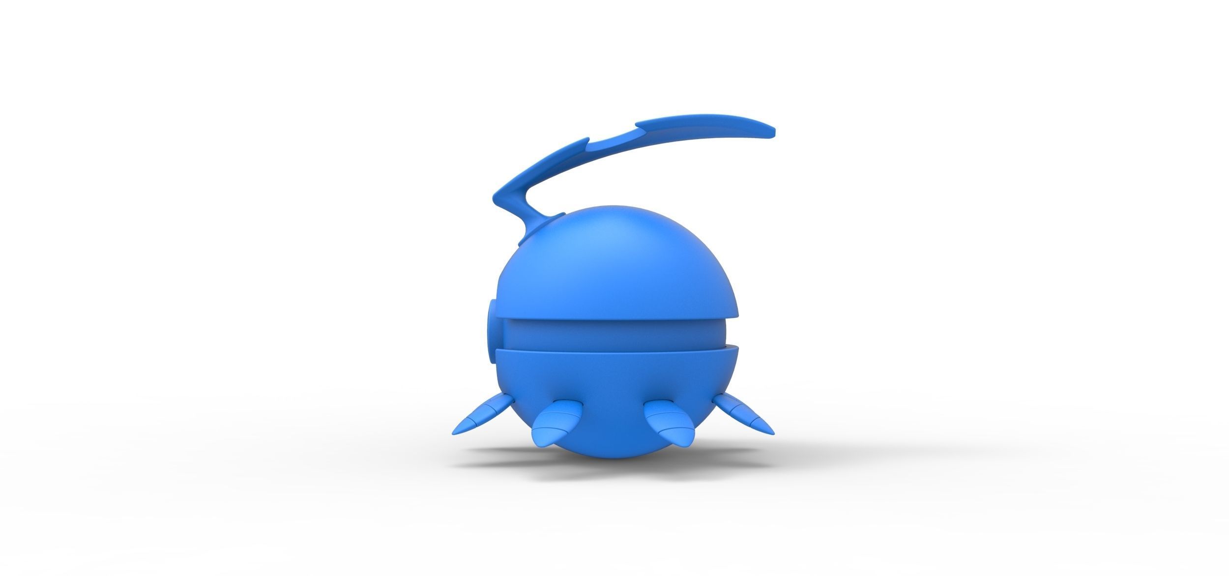 Bayleef orb 3D print model_15