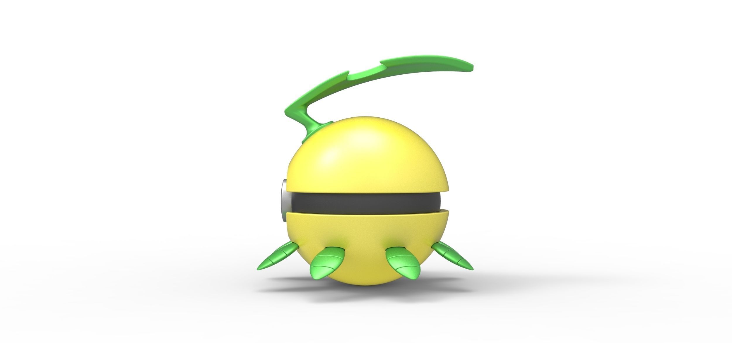 Bayleef orb 3D print model_6