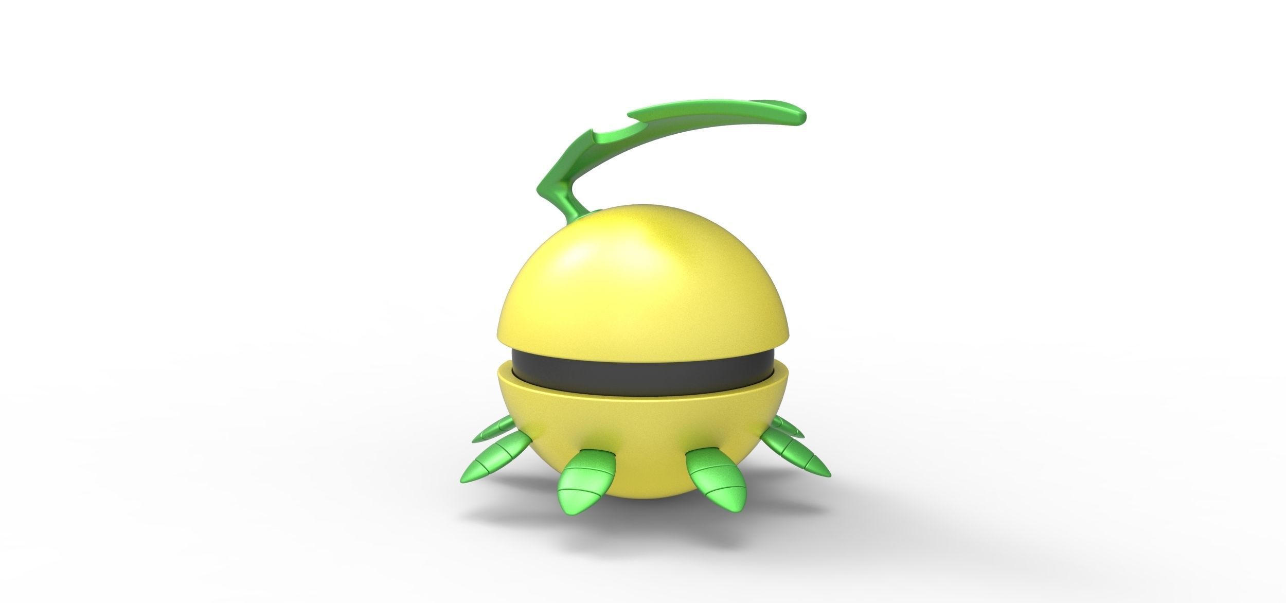 Bayleef orb 3D print model_7
