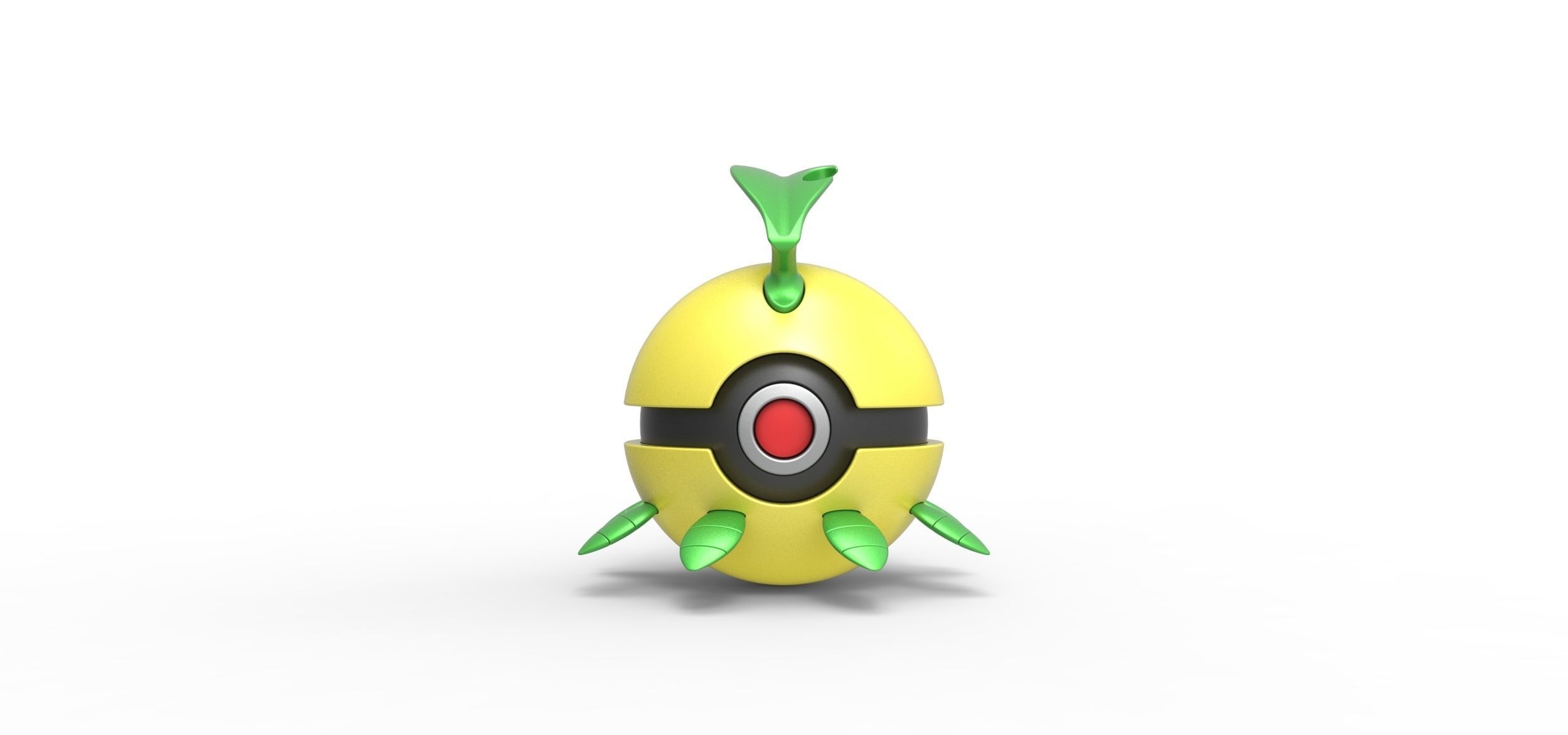 Bayleef orb 3D print model_2