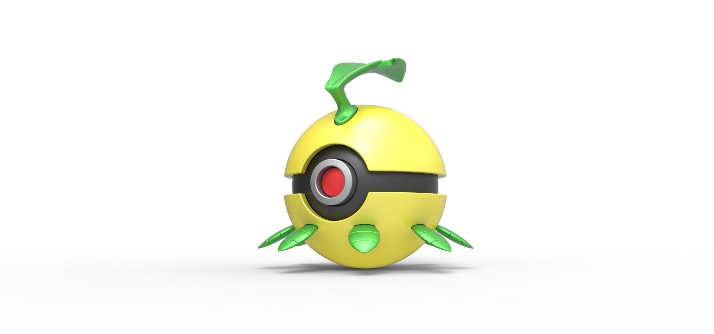 Bayleef orb 3D print model_1