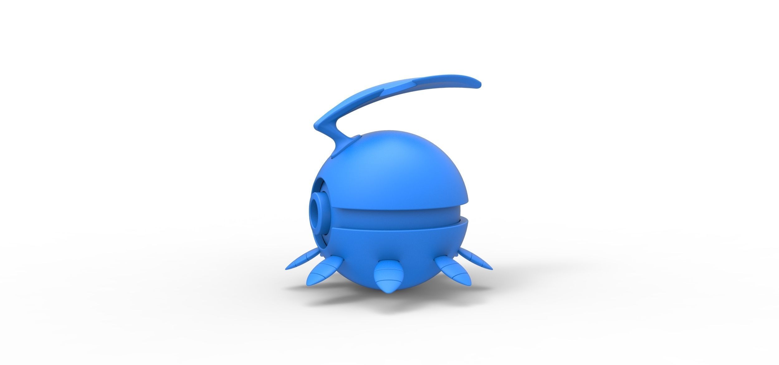 Bayleef orb 3D print model_14