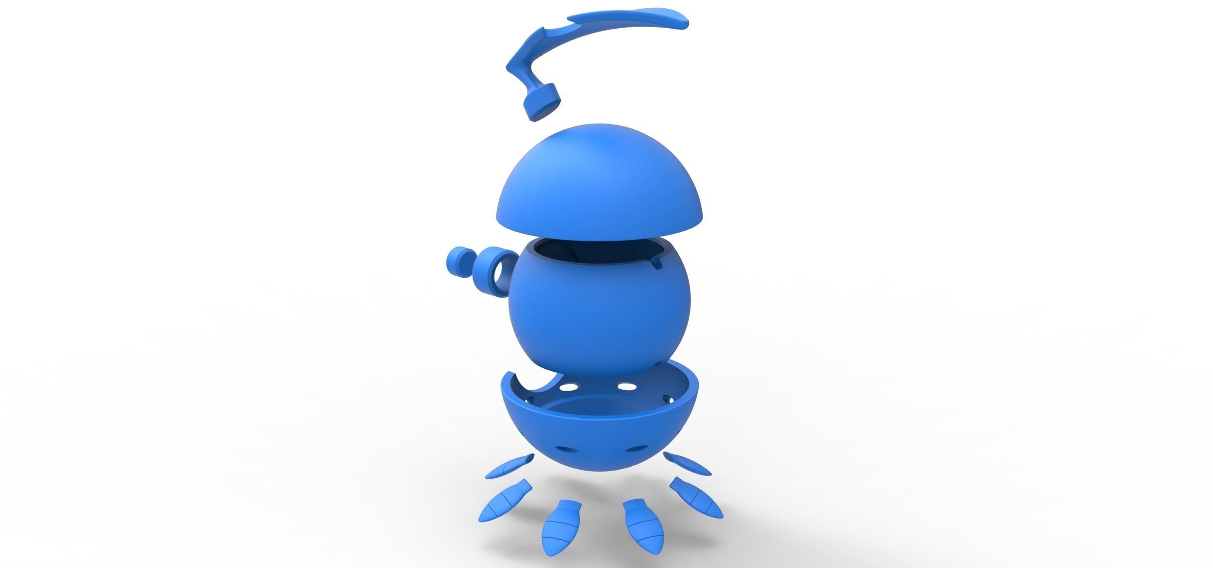 Bayleef orb 3D print model_22