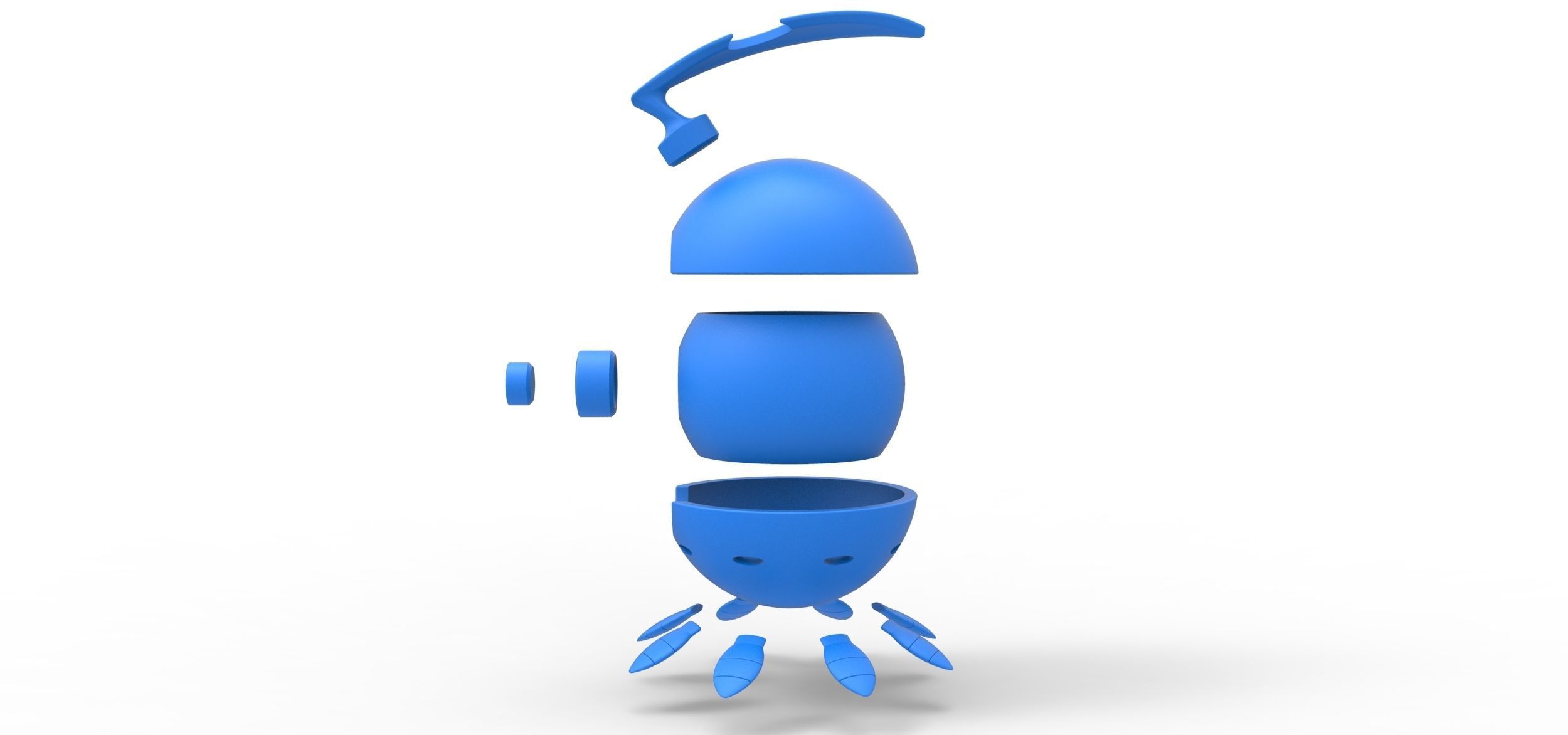 Bayleef orb 3D print model_21