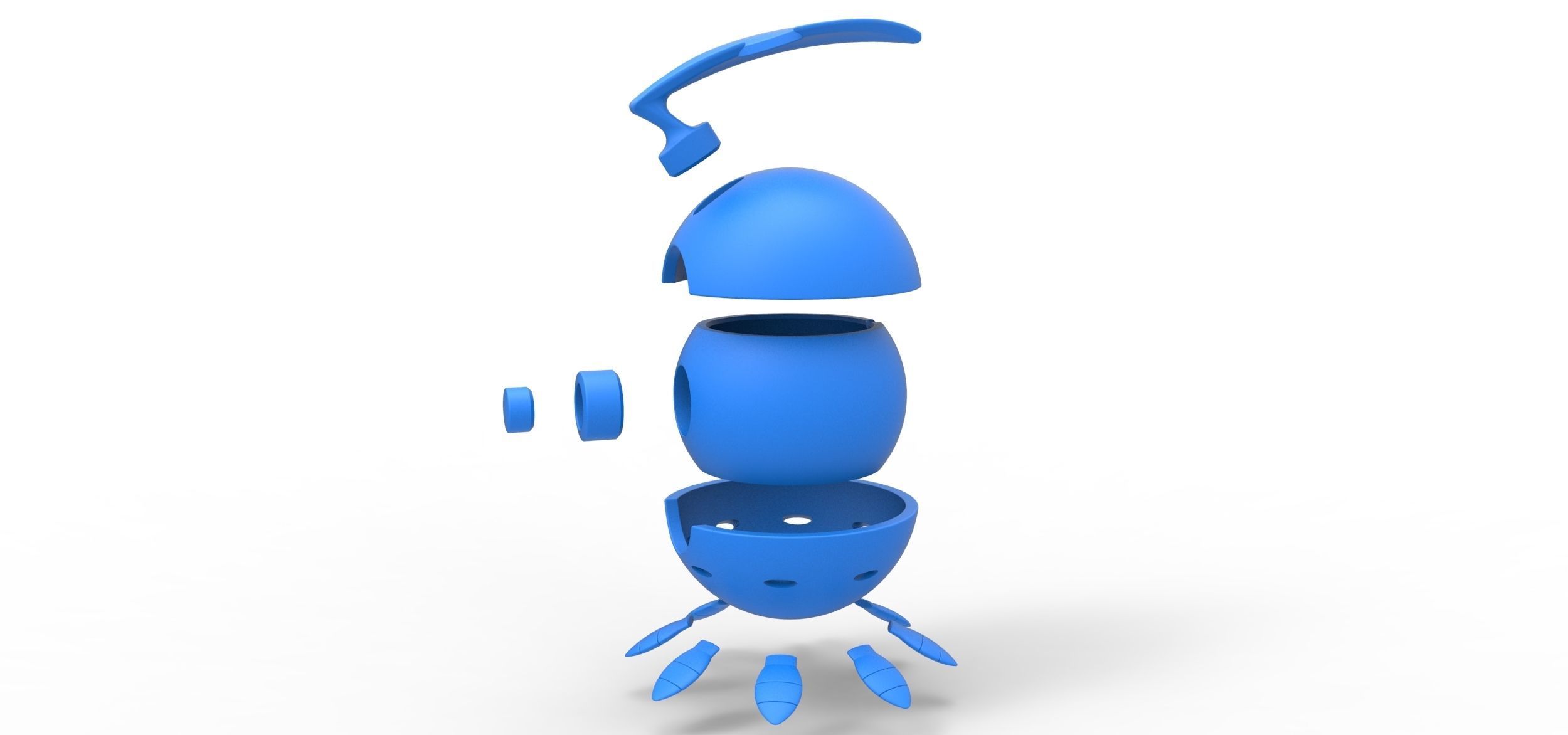 Bayleef orb 3D print model_18