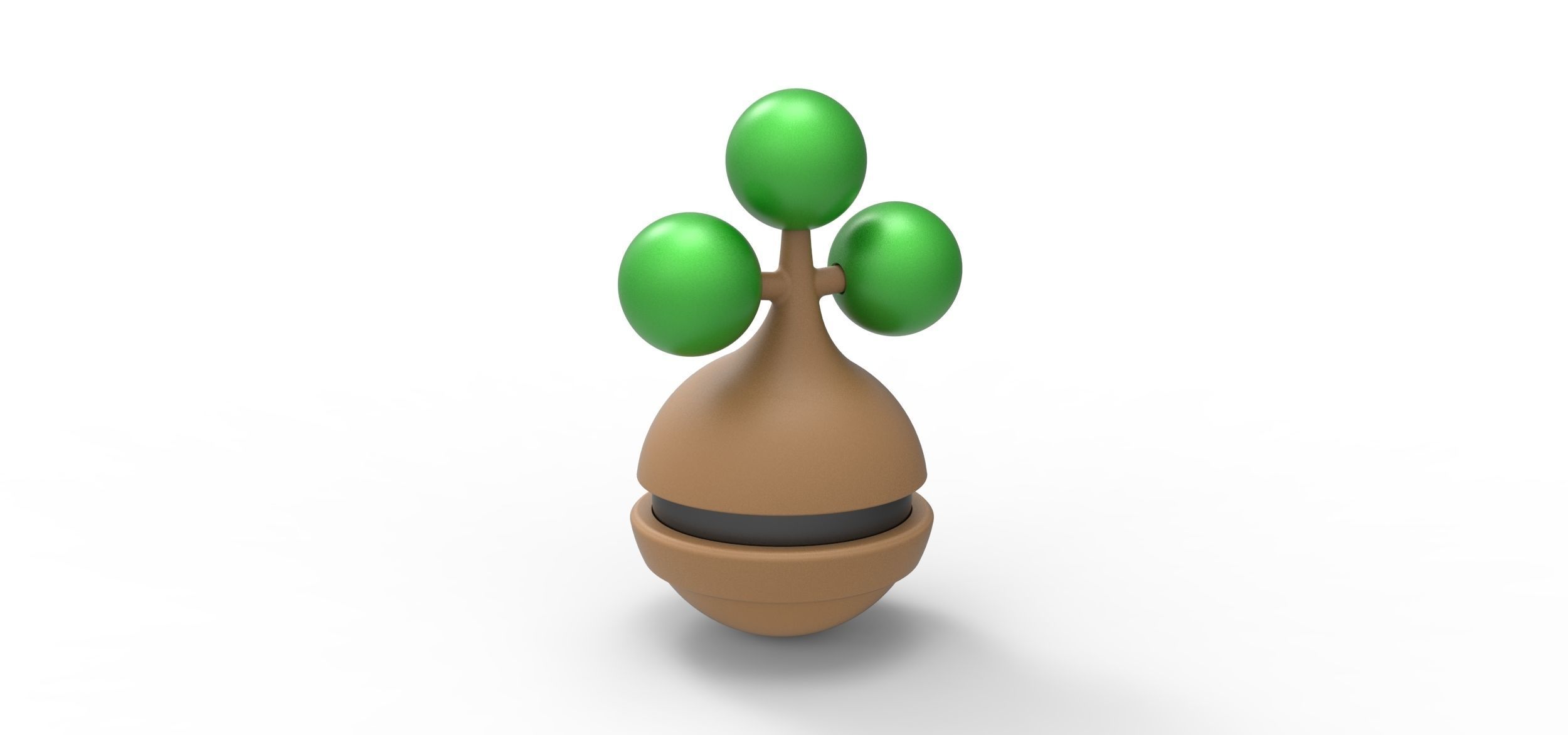 Bonsly orb 3D print model_7