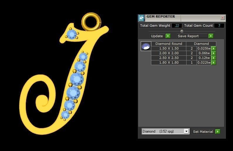 Alphabet Version 2 Letter J 3D print model_1