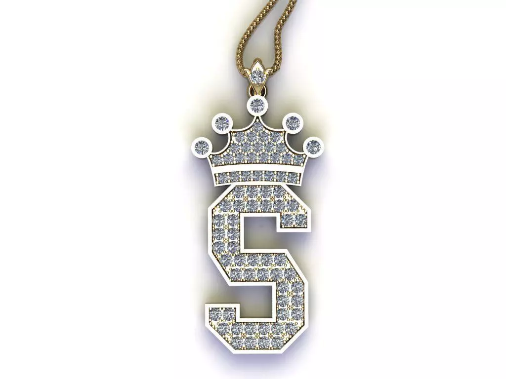 Alphabet Version 1 Letter S 3D print model_0