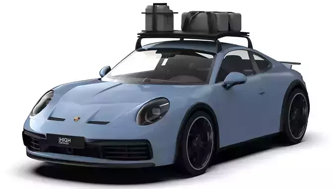 Porsche 911 Dakar 2023 3D model