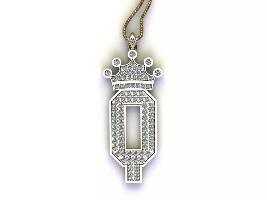 Alphabet Version 1 Letter Q 3D print model_0