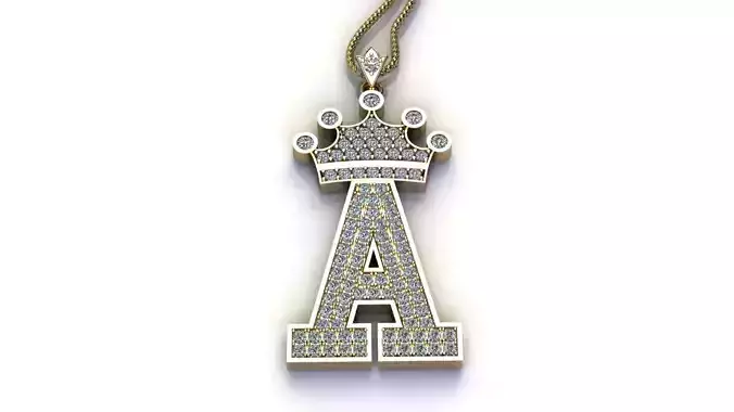 Alphabet Version 1 Letter A 3D print model Alphabet Version 1 Letter A 3D print model