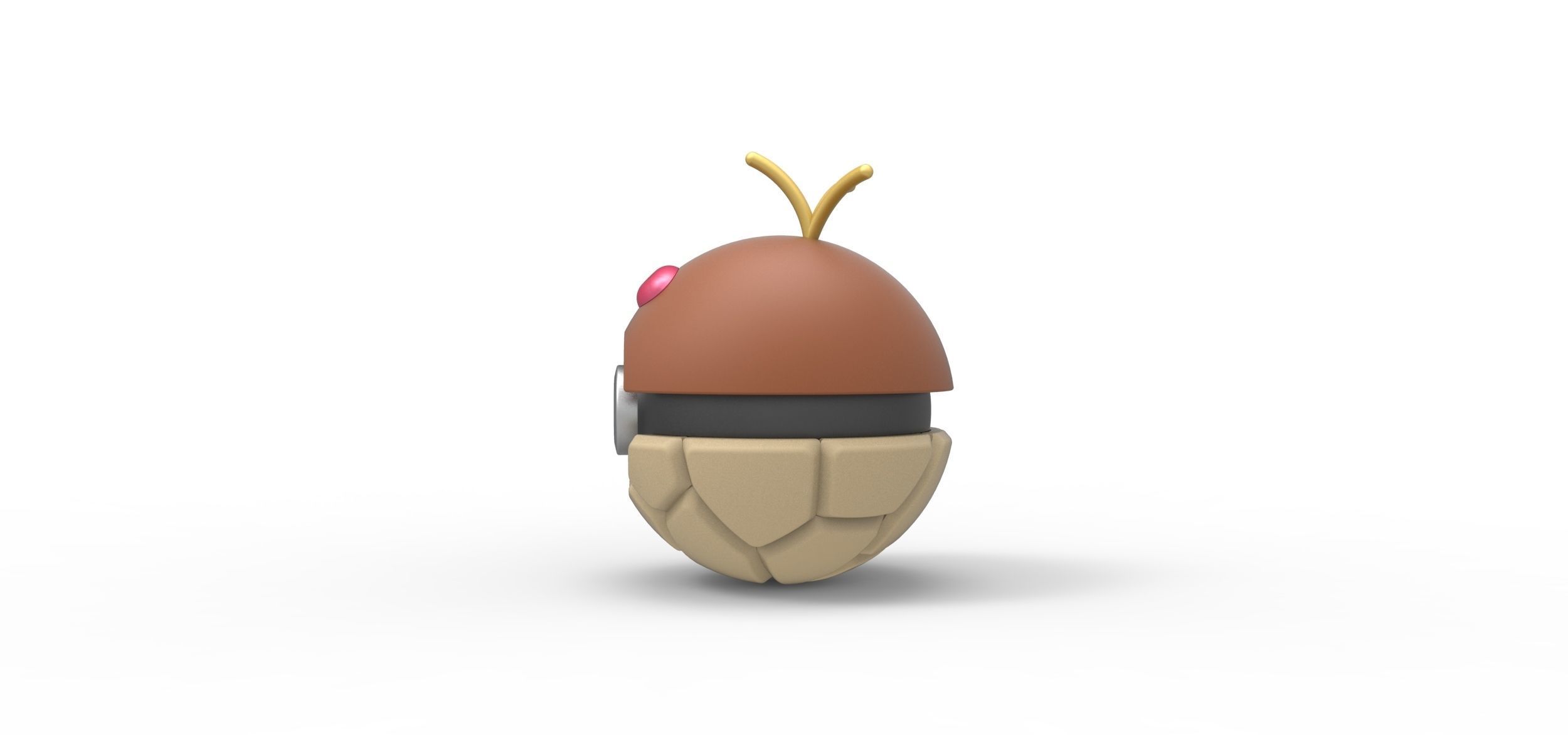 Diglett orb 3D print model_6